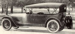 Locomobile 7 passenger Touring Car from 1920 magazine advertisement