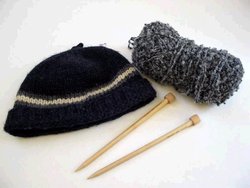 Knit hat, , and .