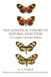 Cover of The Genetical Theory, Variorum Edition.  See footnotes for detailed caption.
