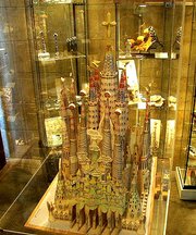 Model for the finished church, Temple Expiatori de la Sagrada Famlia, Barcelona