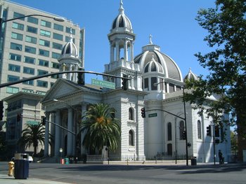 Exterior view of Cathedral Basilica of St. Joseph