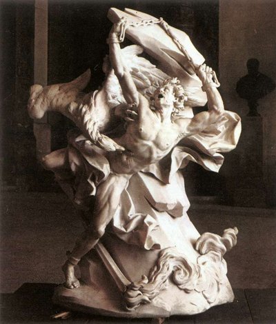  in Chains, by , marble, 1737.