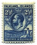 2 1/2p "whale and penguins", 1929