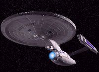 The refit USS Enterprise (NCC-1701) (2270-2285).