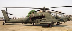 Perhaps Hughes' most successful helicopter designs, the Apache AH-64. The helicopter began as Hughes Model 77 for the US Army's advanced attack helicopter (AAH) competition