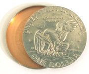 American dollar coin used for concealment