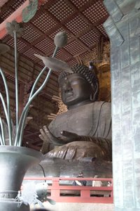 The colossal statue of Vairocana at Todaiji in Nara