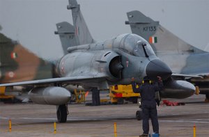 A Mirage 2000 of the Indian Air Force