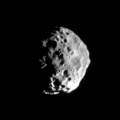 This image of Saturn's moon Phoebe was taken by Cassini spacecraft at 16:10 UT on 2004-Jun-11
