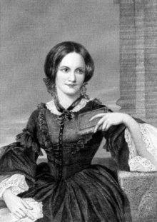Charlotte Bront - idealized portrait, 1873 (based on a drawing by George Richmond, 1850)