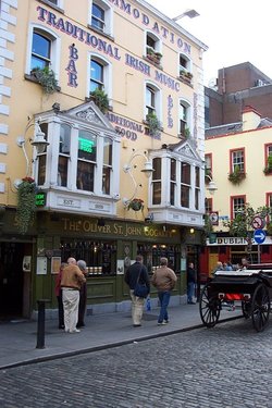 The Oliver St John Gogarty Pub in Temple Bar