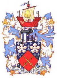 Arms of the former Clacton Urban District Council