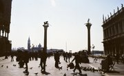 A statue of Saint Theodore treading on a crocodile can be seen in Venice