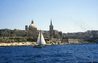 Valletta skyline.
