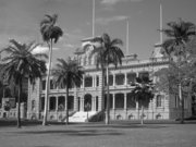 ‘Iolani Palace, one of many royal palaces in Hawai‘i, was built by Kalākaua who shared Kamehameha V's vision of constructing a palace to rival the residences of European monarchs
