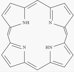 Porphyrin structure