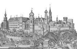 Illustration of the Royal Castle on the Wawel Hill ().