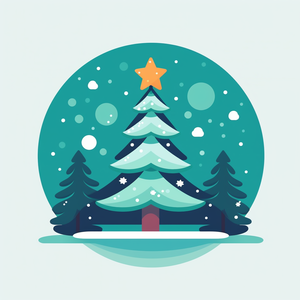 Illustration of a Christmas Tree