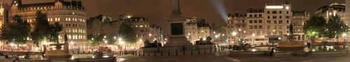 Trafalgar Square from the  (looking south).