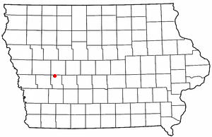Location of Gray, Iowa