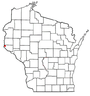 Location of Clifton, Pierce County, Wisconsin