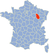 Location of de La Haute-Marne in France