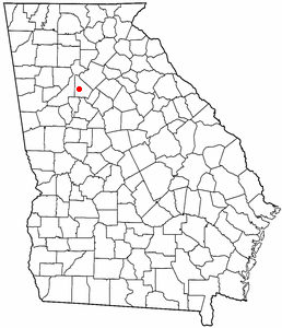 Location of Decatur, Georgia