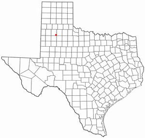 Location of Petersburg, Texas