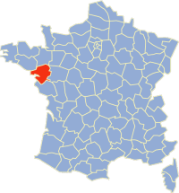 Location of de la Loire-Atlantique in France