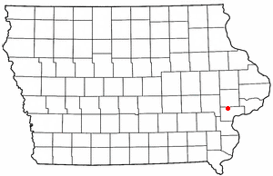 Location of Atalissa, Iowa