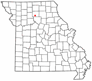 Location of Laclede, Missouri