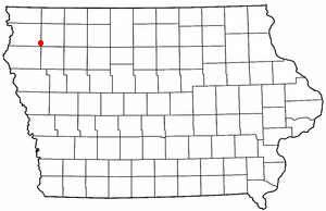 Location of Granville, Iowa