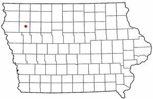 Location of Cherokee, Iowa