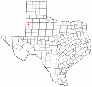 Location of Whiteface, Texas
