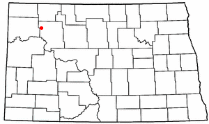 Location of White Earth, North Dakota
