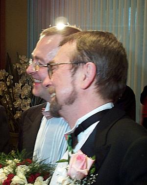 Michael Hendricks (right) and Ren Leboeuf