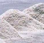 Mounds of salt
