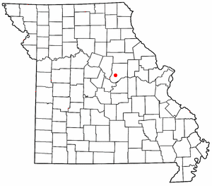 Location of Lake Mykee Town, Missouri