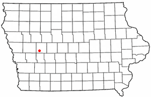 Location of Templeton, Iowa