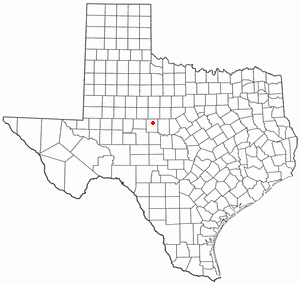 Location of Winters, Texas
