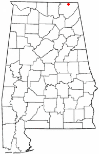 Location of Pleasant Grove, Alabama