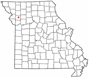 Location of Turney, Missouri
