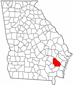 Image:Map of Georgia highlighting Wayne County.png