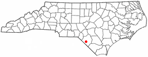 Location of McDonald, North Carolina