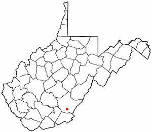 Location of Fairlea, West Virginia