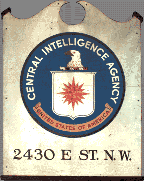 Original sign with seal from the CIA's first building on E Street in Washington, DC