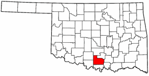 Image:Map of Oklahoma highlighting Carter County.png