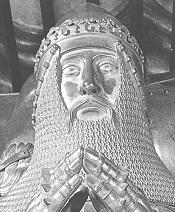 Effigy on the Black Prince's tomb in 