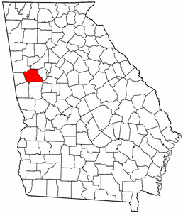 Image:Map of Georgia highlighting Coweta County.png