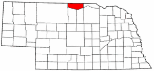 Image:Map of Nebraska highlighting Keya Paha County.png